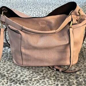 Unbranded Handbag, purse blush pink, very Boho hobo satchel shoulder bag